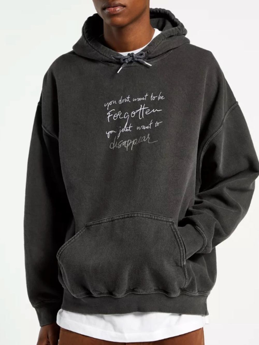 Urban Outfitters Lana Del Rey Violets Hoodie in Faded Gray